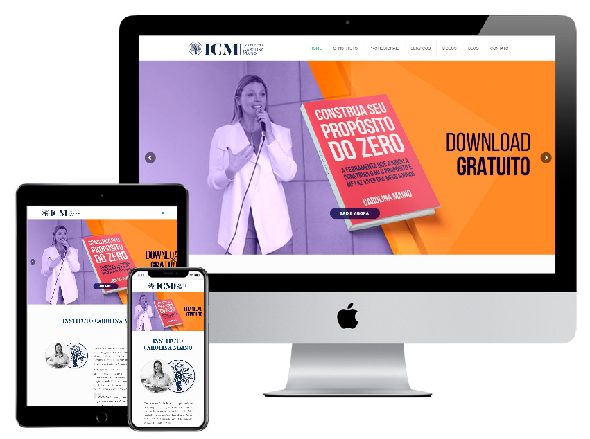 Screenshot website ICM