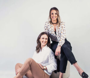 Francesca e Ândria, diretoras da Begin Marketing que completou 5 anos em 2022