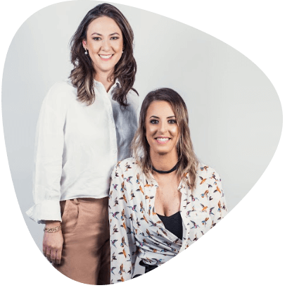 Ãndria Tedesco e Francesca Marcílio - equipe Begin Marketing de Relacionamento